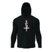 Picture of Black Cotton Hooded Sweatshirt - Berkeley Heights