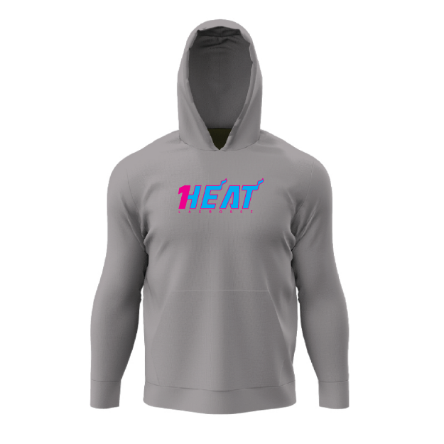 Picture of Gray Cotton Hooded Sweatshirt  - Heat LC