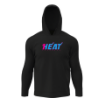 Picture of Black Cotton Hooded Sweatshirt  - Heat LC