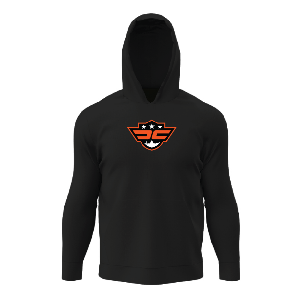 Picture of Black Cotton Hooded Sweatshirt - DC Express