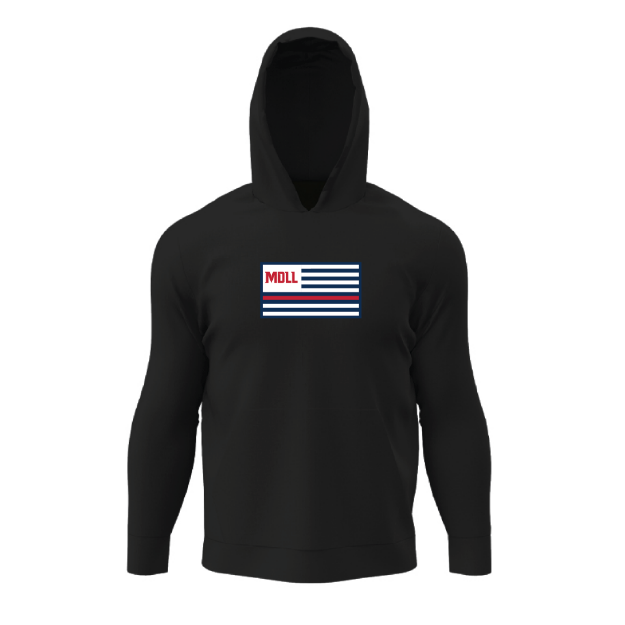 Picture of Black Cotton Hooded Sweatshirt - MDLL Select