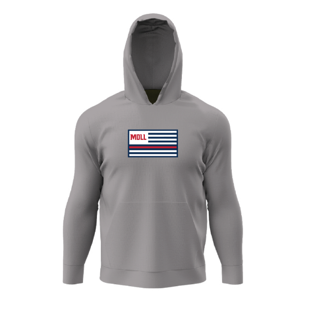 Picture of Gray Cotton Hooded Sweatshirt  - MDLL Select