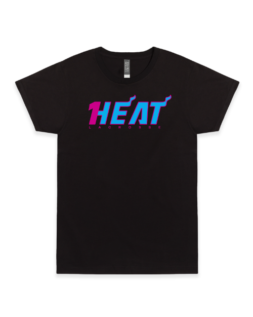 Picture of Women's Black Cotton Tshirt  - Heat LC