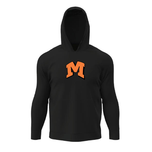 Picture of Black Cotton Hooded Sweatshirt - Mamaronek HS